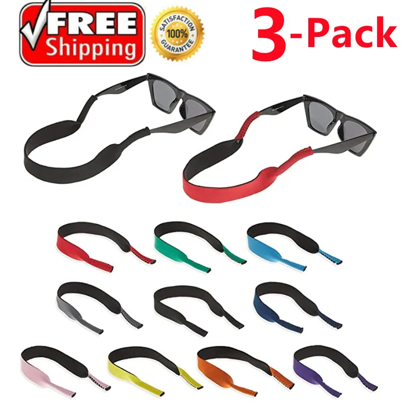3-Pack Sports Sunglasses Strap Neck Cord Eyeglass Glasses String Lanyard Holder