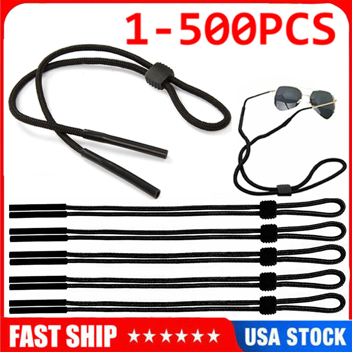 Wholesale Eyeglass Neck Strap Sports Sunglass Read Glasses Cord Lanyard Holder